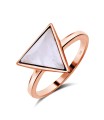 Rose Quartz Silver Rings NSR-2381-RQ